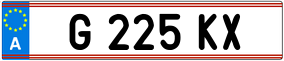 Truck License Plate